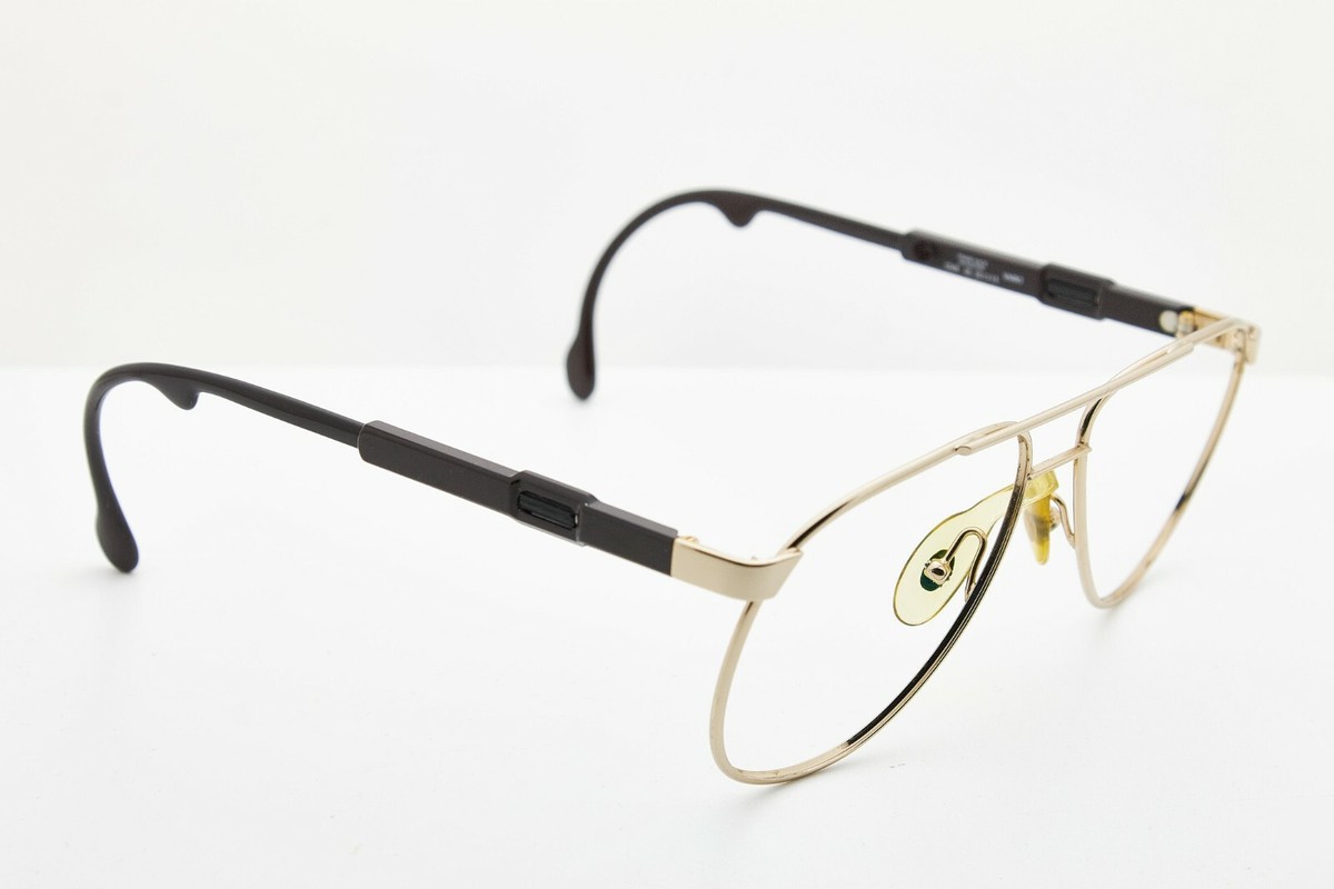 Monture De Lunettes Carrera 5348 Vario – Style Aviateur Vintage, Or, Années 80