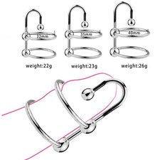 Stainless Steel Piercing Penis Plug Urethral Sounding Dilator With Ring for Men