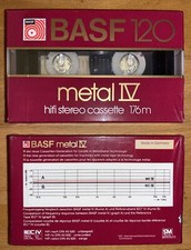 BASF 120 Metal IV * seltene Cassette aus Altbestand * neu und  ungeöffnet