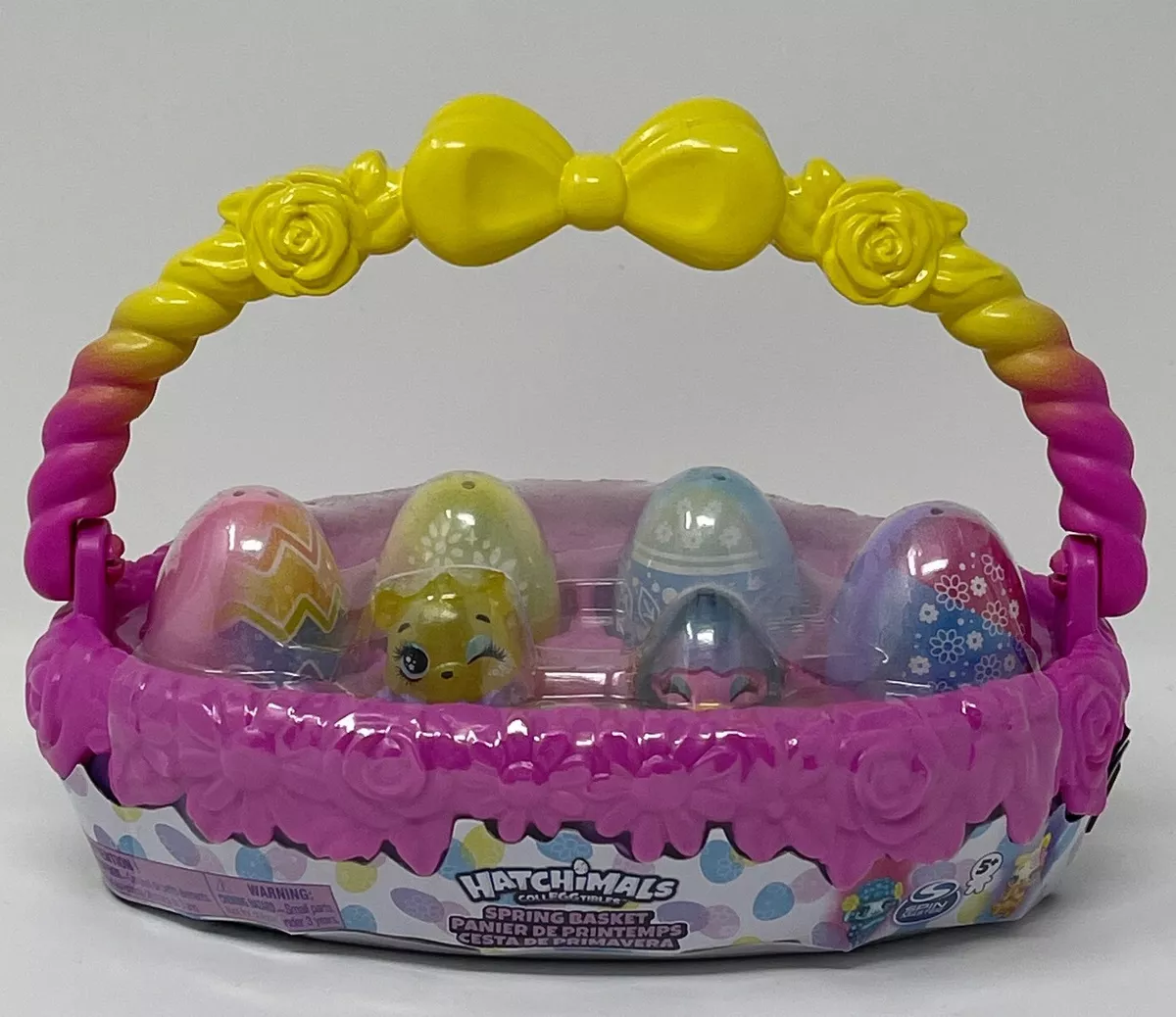 NEW Hatchimals CollEGGtibles Spring Basket with 5 Characters & 3 Pets Girls  Gift