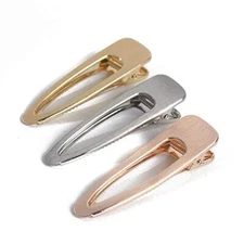 3PCS Lady Metal Duck Bill Sectioning Clips Alligator Hair Clips Ornament 