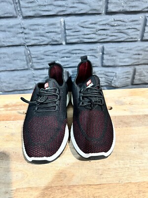 UNLTD MEN'S PITTMAN ECKO BLACK/RED SNEAKERS SHOES NEW SIZE