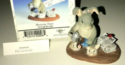 Fitz And Floyd Charming Tails Morning Hare Rabbit Coffee ~ 89108