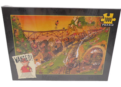 Heye Puzzle Jean Jacques Loup Wanted wo ist FLuchtwagen Fred? 1000 Teile NEU