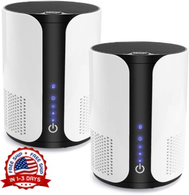 2 Purificador De Aire Con Filtro H13 Grado Medico Para Hogar Dormitorio Oficina