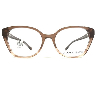 Draper James Eyeglasses Frames DJ5010 210 BROWN GRADIENT Clear Cat Eye 52-17-140