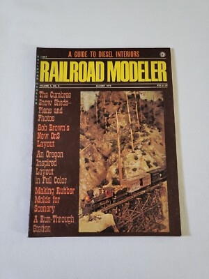 1973 August, Railroad Modeler Magazine, Bob Brown, (MH599)