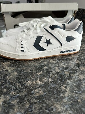Converse CONS AS-1 Pro Ox White Navy Gum Skate Shoes A04597C 