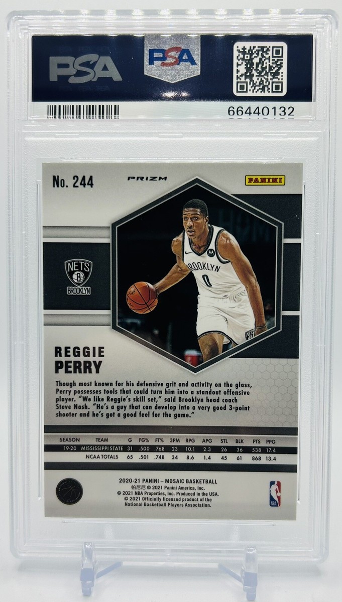 Reggie Perry 2020 Panini Mosaic GENESIS Prizm Rookie SSP