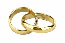 COPPIA ANELLI FEDINE / FEDI NUZIALI - FIDANZAMENTO ARGENTO 925 INCISIONI GRATIS