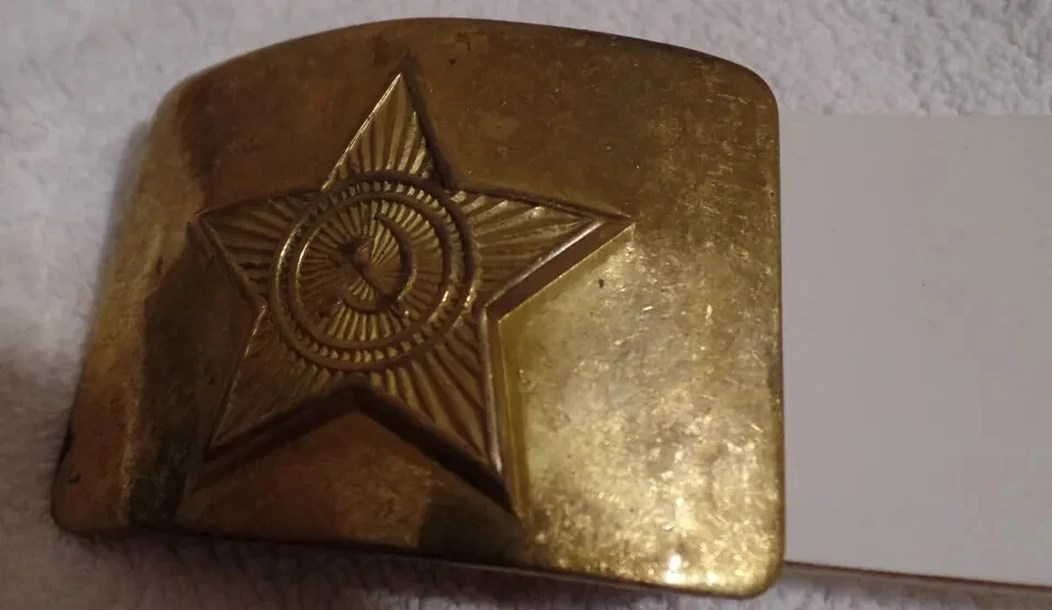 g Original army BELT USSR Russian with Star Buckle for parade Irina Spalko 4150 - Image 3 of 4