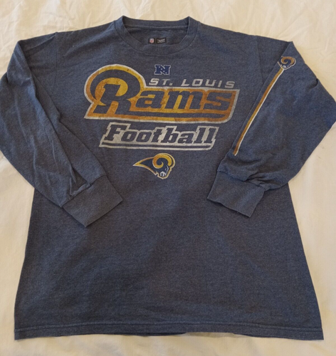 St. Louis Rams NFL Apparel Blue Long Sleeved T-Shirt Men's Size Medium ...