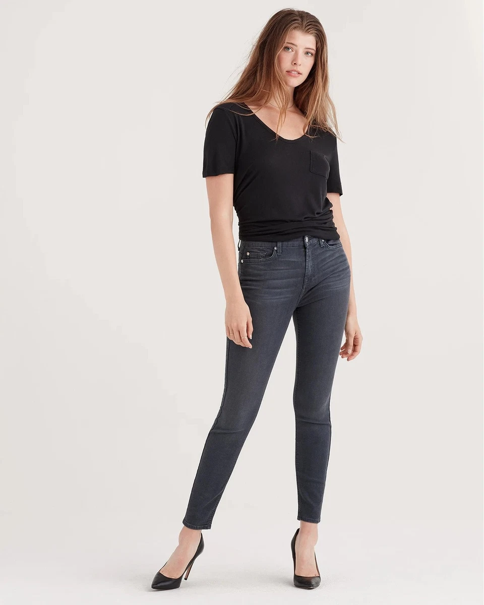 7 jeans high waist hot sale skinny