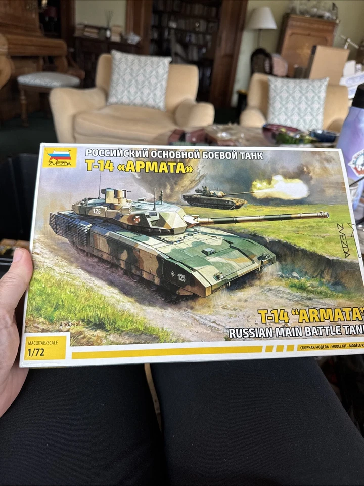 Zvezda 500785056 – Battle Tank Russian Armata 1:72 T-14, Model, - Imagen 2 de 3