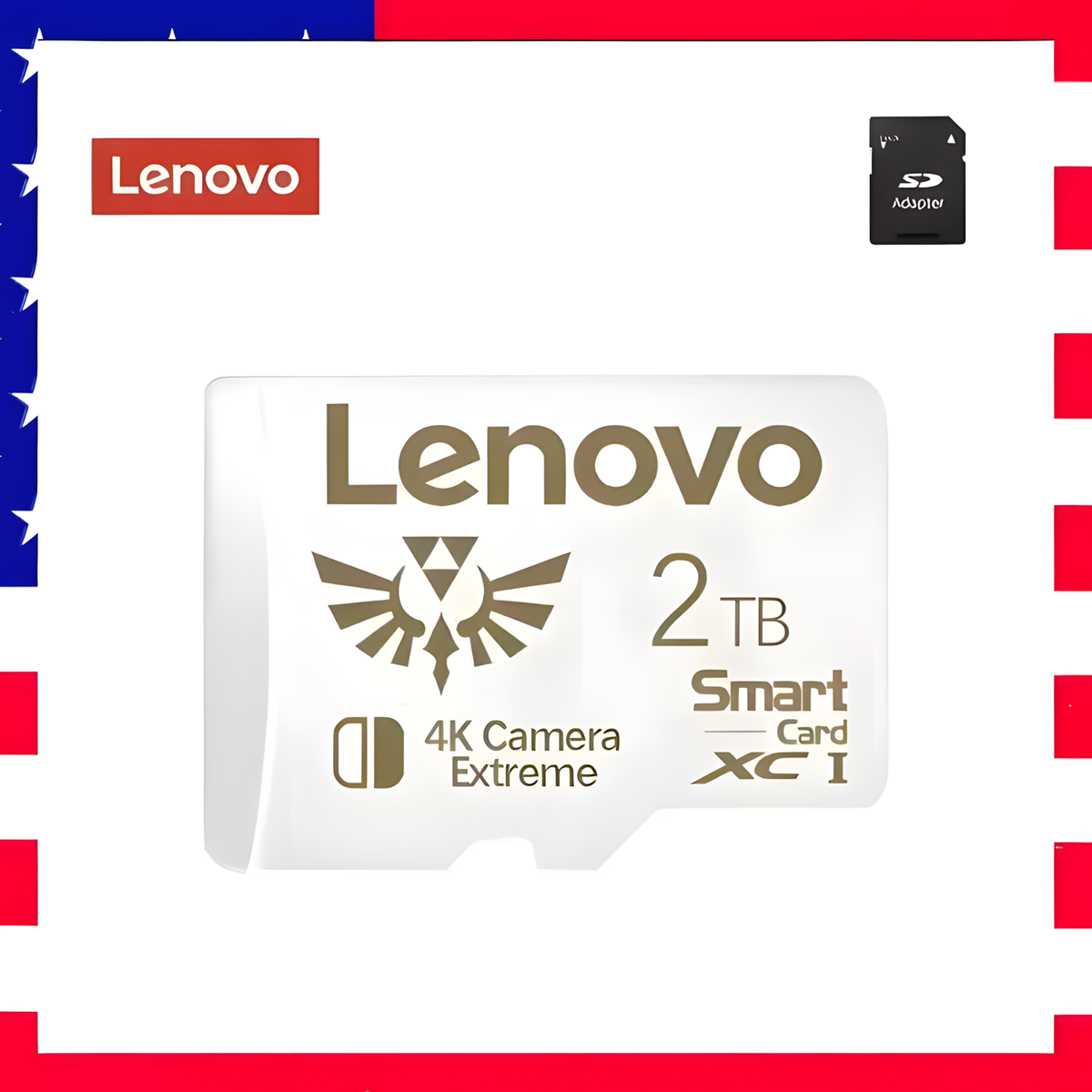 Lenovo 2TB Micro SD Card High Speed Flash TF Memory Card Nintendo