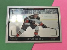2021-22 O-Pee-Chee Platinum Photo Driven #PD-12 Trevor Zegras Rookie Anaheim