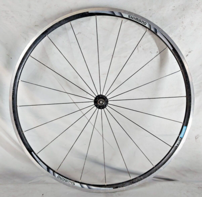 Shimano 700c Front Racing Road Bike Wheel WH-R500 Black 100mm 20S