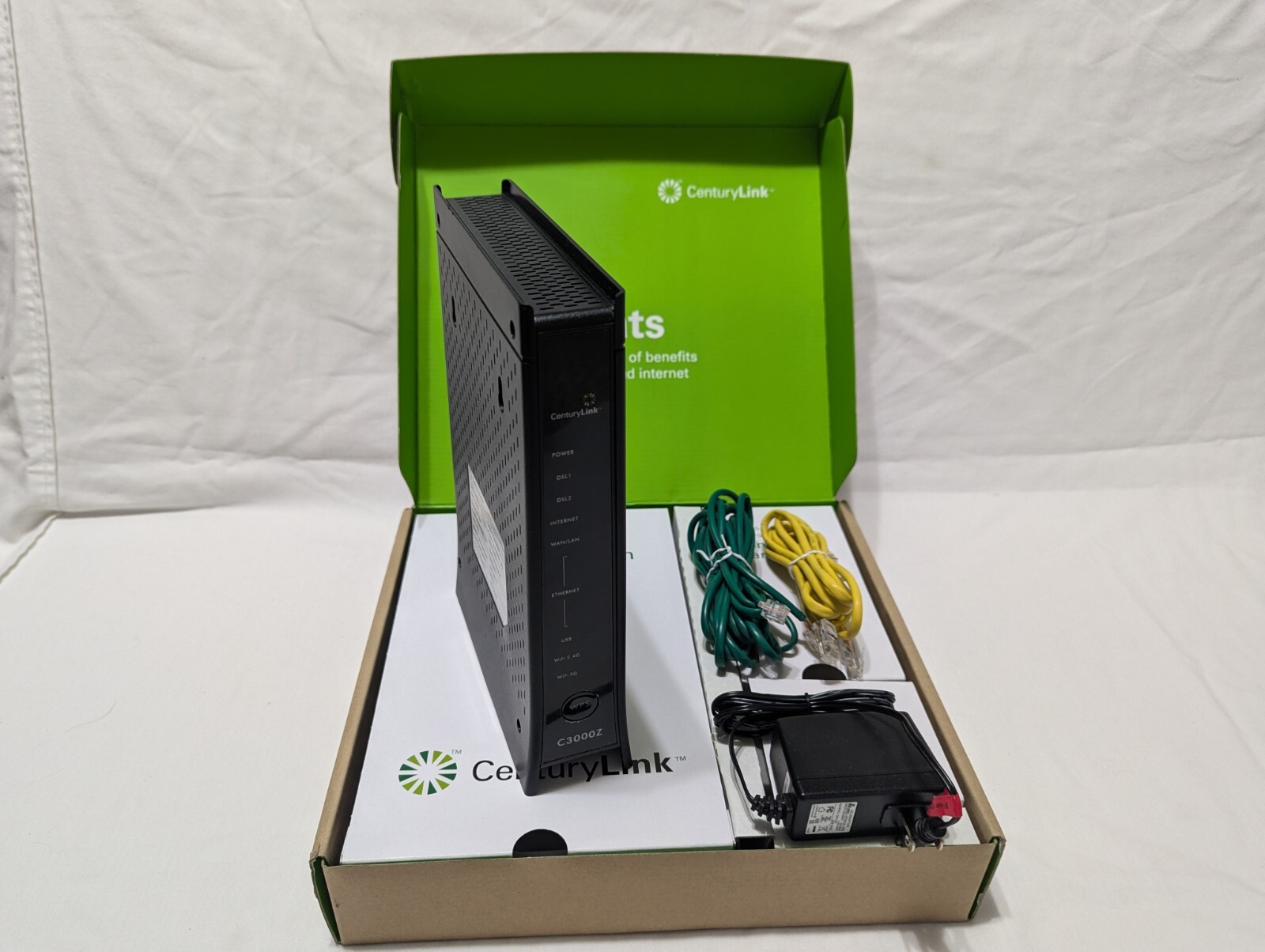 Zyxel C3000Z CenturyLink/Quantum Single/Bonded/Fiber Dual Band Modem