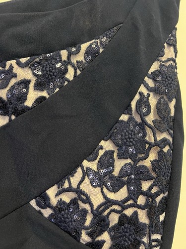 Bridal Store Closure Stock Mei Mei Mother Of The Bride Groom Dress VD328 Navy - Picture 4 of 4