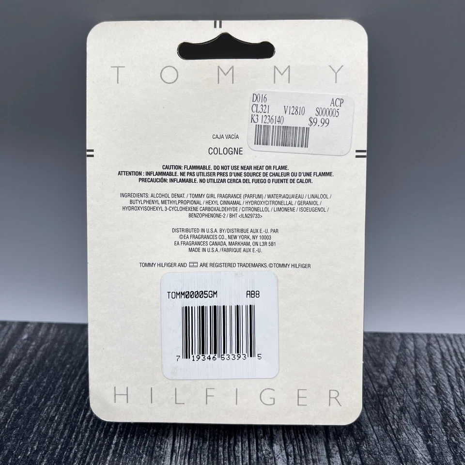 Tommy Girl por Tommy Hilfiger 7 ml/0,25 oz Colonia EDT Splash Mini Nuevo en caja Foto 2 de 2