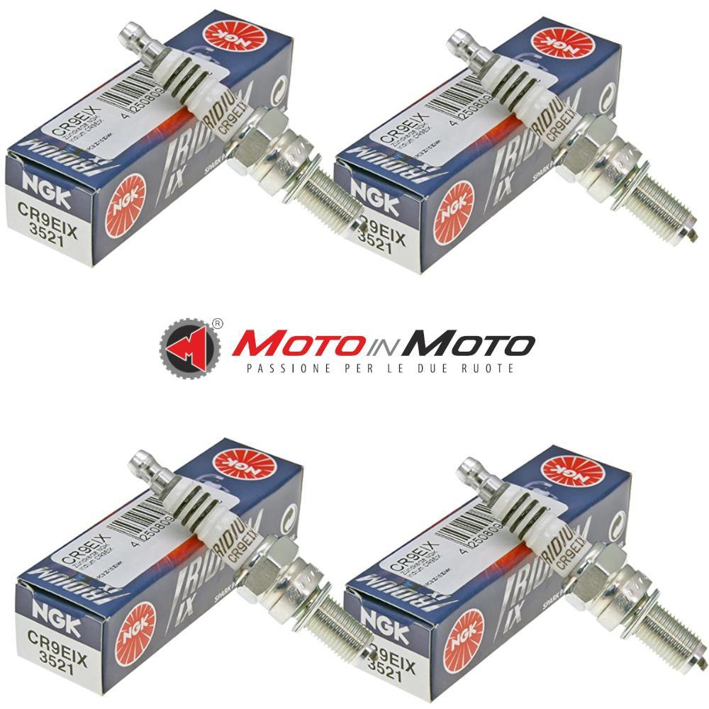 Set 4 Spark Plugs Iridium NGK CR9EIX Yamaha MT09 Tracer 2015 2016