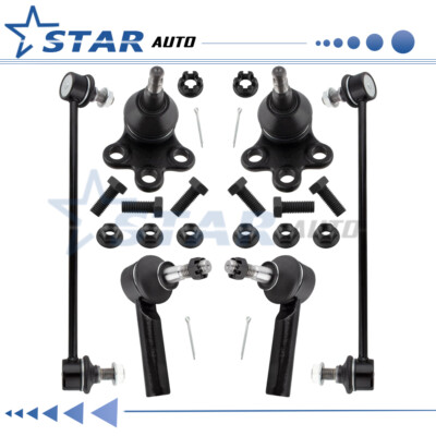 New 6pc Complete Front Suspension Kit for Saturn Vue Chevy Equinox and Torrent