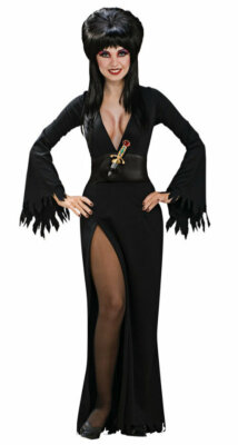 Elvira Mistress of the Dark Adult Vampire Costume. Halloween RC888749XS