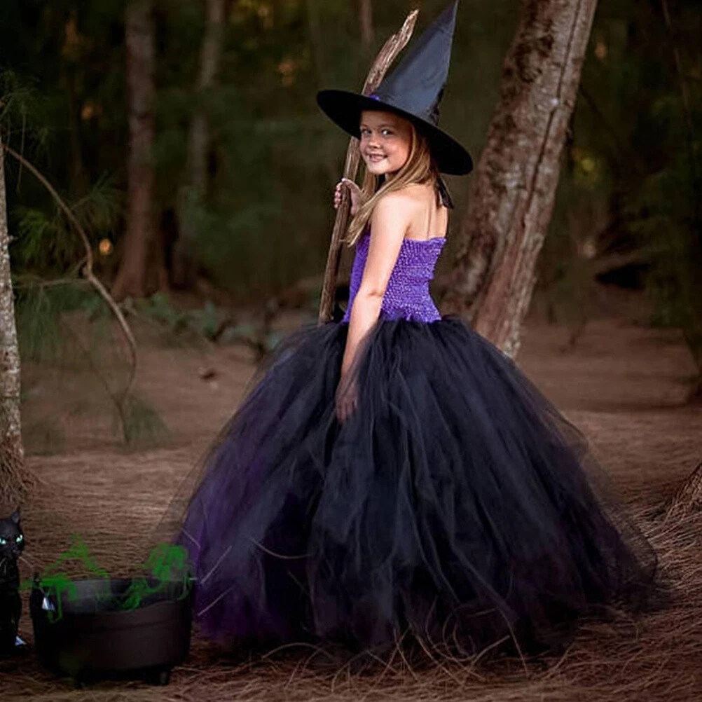 VETEMENTS Abbigliamento Cosplay Bambini Costume Strega Bambina Vestito Halloween