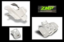 NEW HONDA TRX250R WHITE CARBON FIBER RACE FRONT AND REAR FENDERS TANK COVER