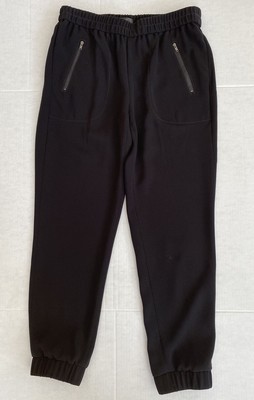 black jogger dress pants womens