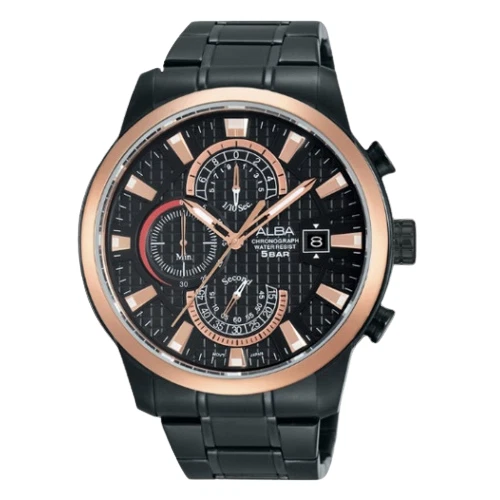 SEIKO ALBA Men Chronograph Wrist Watch AM3164X1 eBay