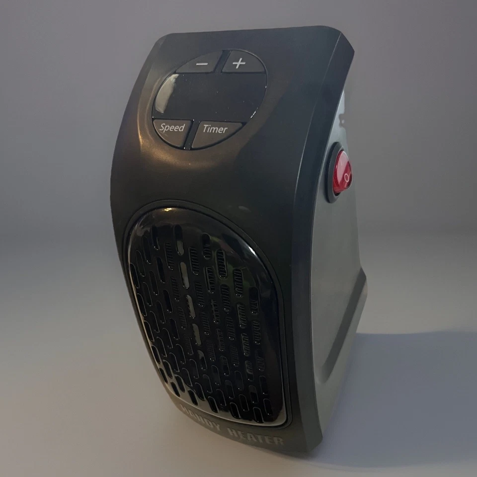 Handy Heater Wall Outlet Space Heater 350W Adjustable Thermostat Timer -Works - Image 4 of 4