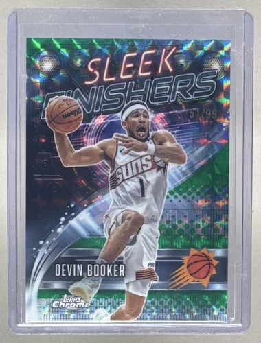 2025 Topps Chrome Devin Booker Refractors Green Geometric (RAW)