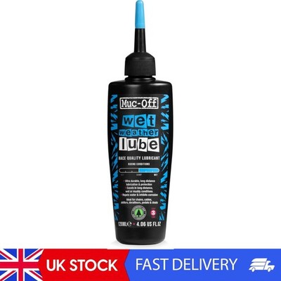 Muc-Off Wet Chain Lube - Ultra Durable Biodegradable Bike Chain Oil - Repels