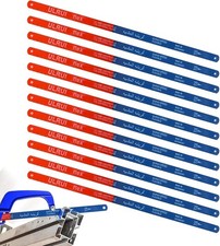 Hacksaw Replacement Blades (10 Pack) High Speed 24 TPI - 12" Length Hack Saw Bla