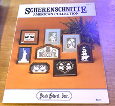 Vtg Scherenschnitte by Back Street American Collection Scissor Paper Cutting