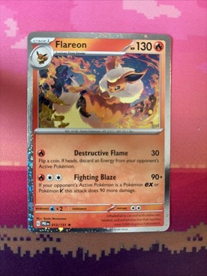 Pokemon Karte Flareon Prismatic Evolution Cosmo 013/131 Near Mint