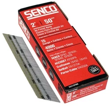 Senco 2 In. Box Of 4000 15-Gauge Finish Nail Pack
