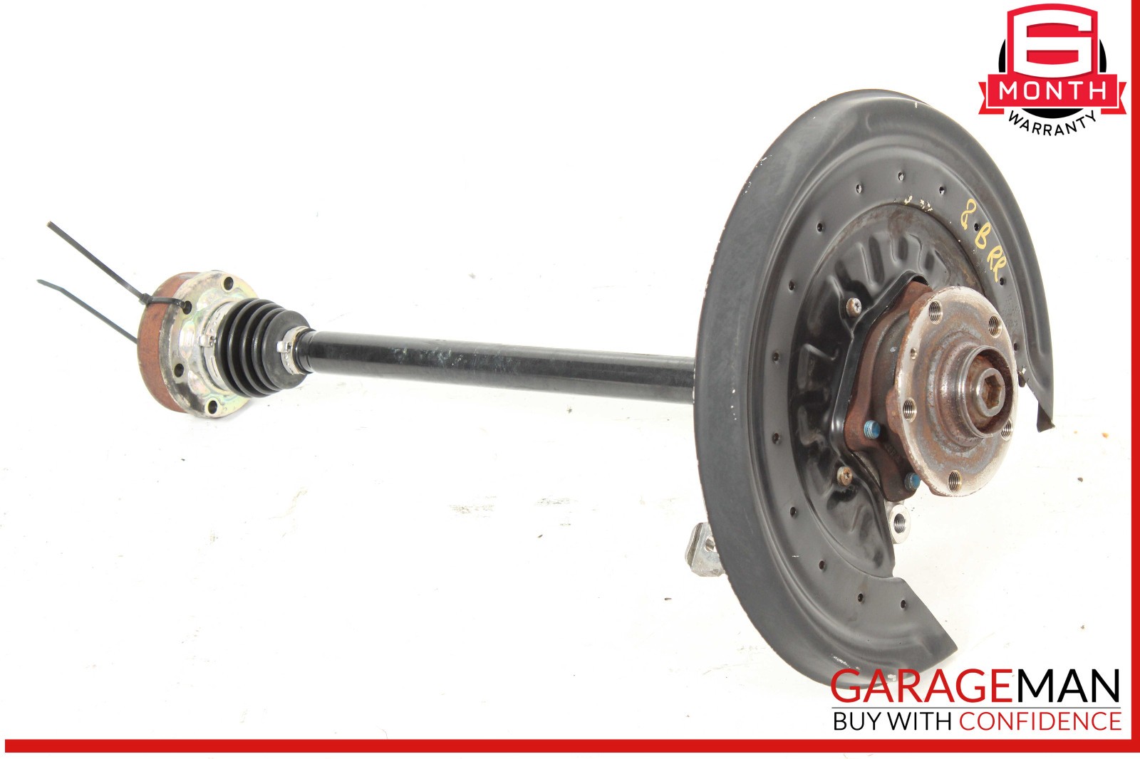 03-13 Bentley Continental GTC Rear Right Side Spindle Knuckle Hub OEM