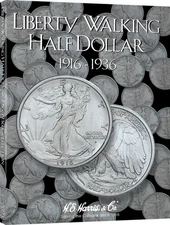 Liberty Walking Half Dollars #1: 1916-1936 - Official Whitman Coin Folder