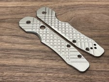 Spyderco Smock Scales &ndash; Titanium Brass Copper Zirconium Aluminum Replacement