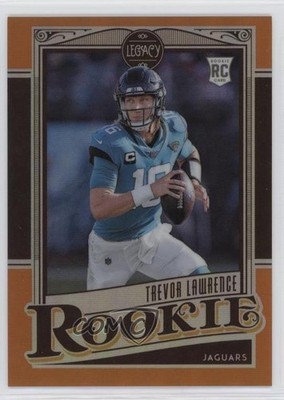 2021 Panini Chronicles Legacy Update Rookies Orange 27/75 Trevor Lawrence RC 4f5