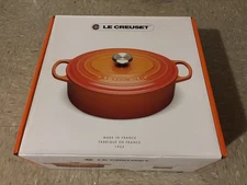 Le Creuset Signature Enameled Cast Iron Oval Dutch Oven 8 qt 13 in Cerise NEW