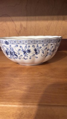 Narumi Bone China Blue Floral Bowl Made in Japan Glossy Finish | eBay