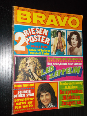 BRAVO Nr. 8 / 1974 : Leo Sayer, The Faces, Bernd Clüver, Suzi Quatro,