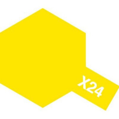 Tamiya 81524 Acrylic Mini X-24 Clear Yellow NEW in OVP