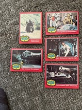 Star Wars 1977 Topps red series Trading Cards  in very good condition