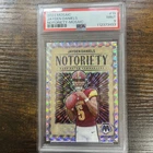2024 Panini Mosaic Notoriety 19 Jayden Daniels Silver Mosaic PSA 9 Commanders