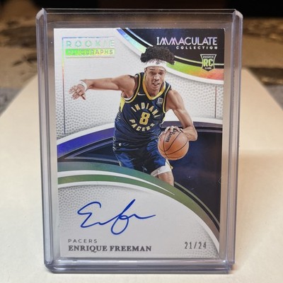 2024-25 Panini Immaculate - Enrique Freeman Rookie Autographs /24 On Card Auto