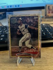 2024 Topps Series 2 - 1989 Topps Baseball Mega Box Foilboard Hank Aaron #89B2-2